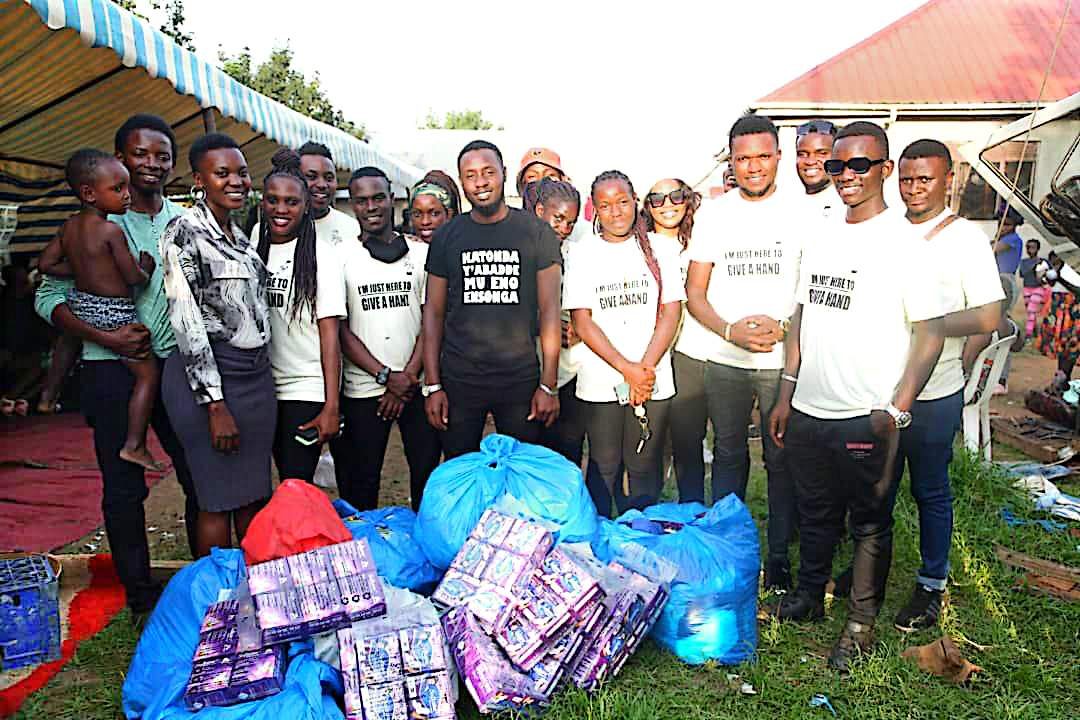 The Zion Clinton Foundation team and community at an outreach event